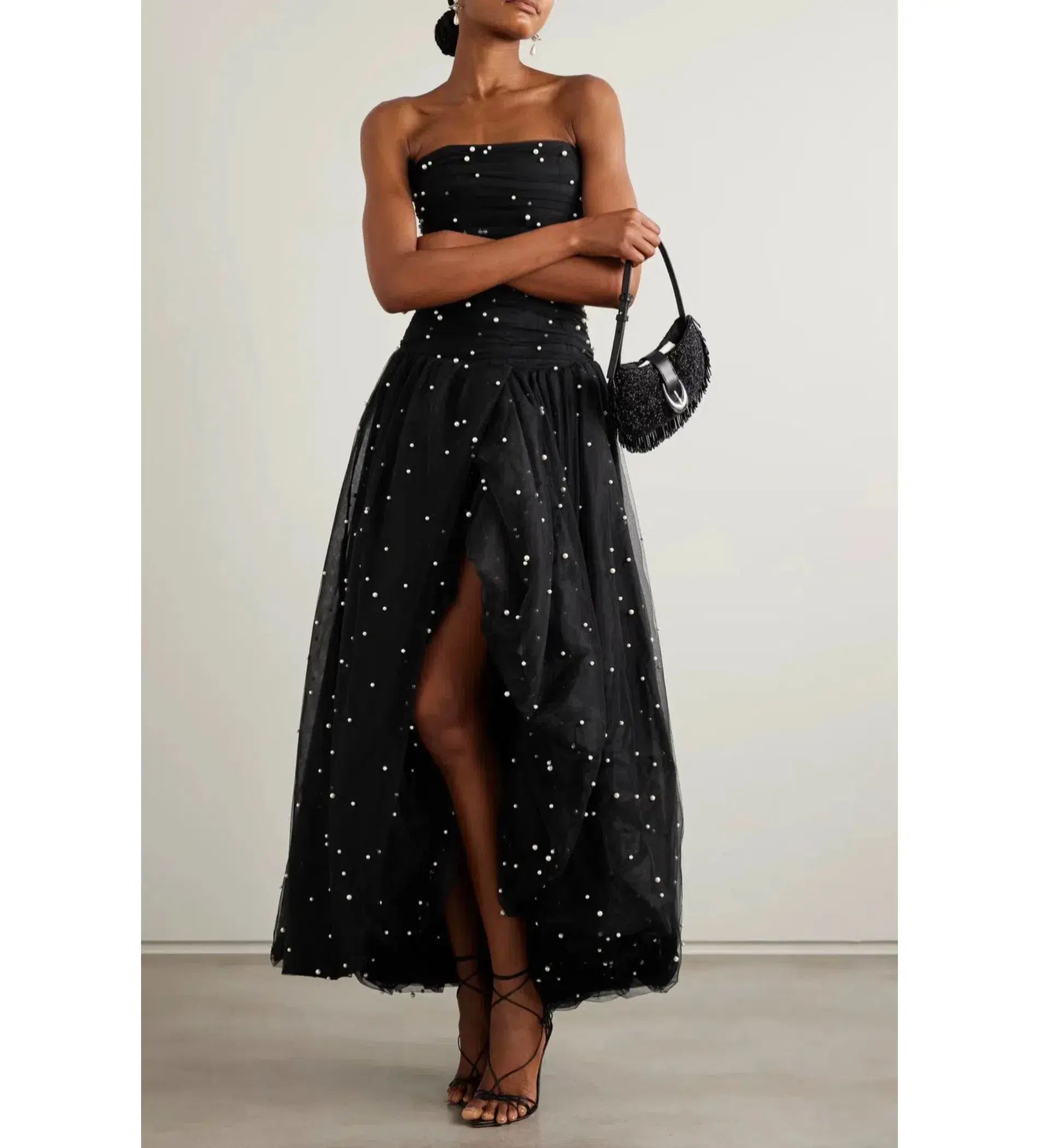 Aje Juniper Gown Black Size AU 6 - Image 1