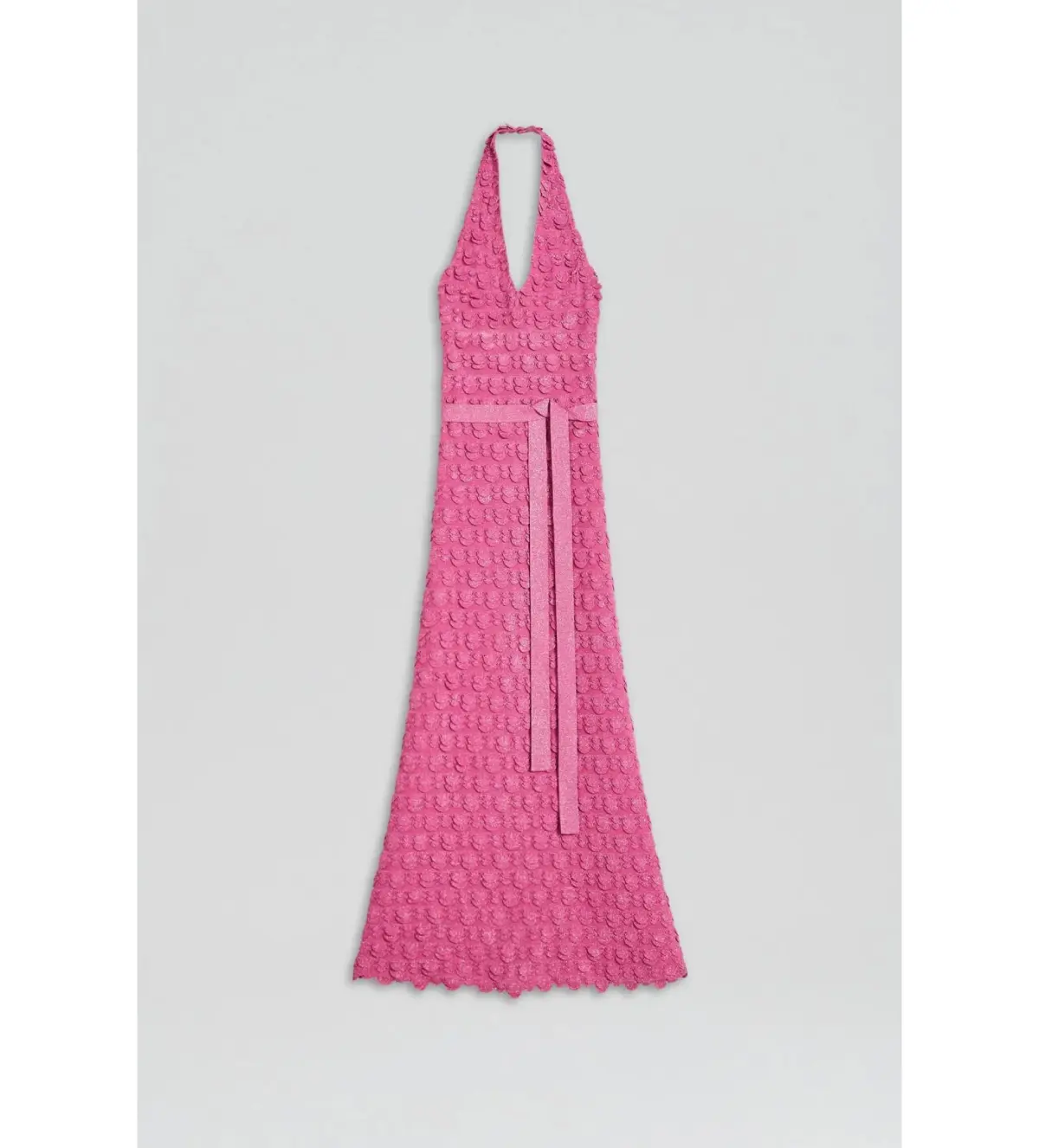 Scanlan Theodore Sparkle Halter Dress in Pink Size XS / AU 6 - Image 5