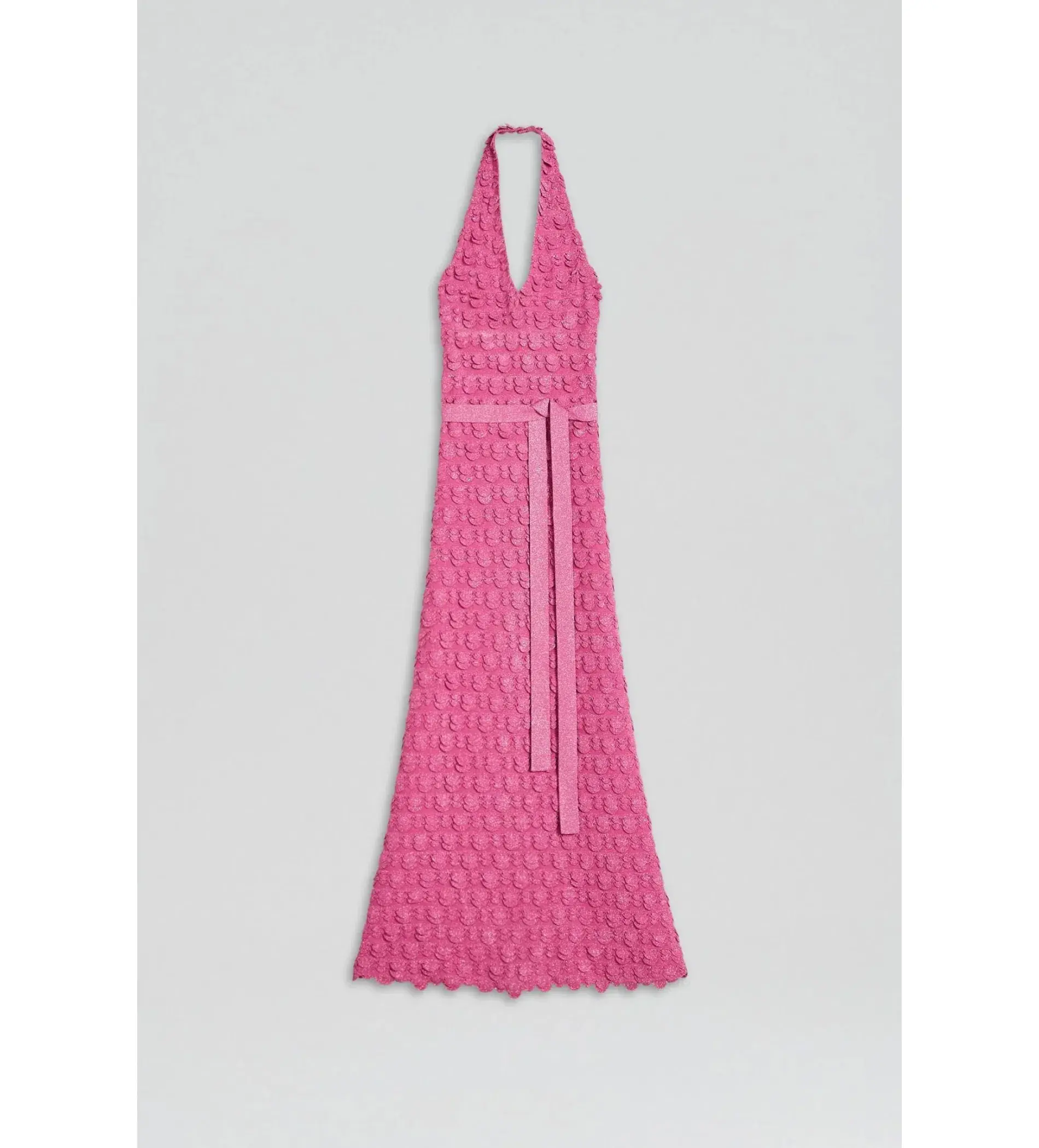 Scanlan Theodore Sparkle Halter Dress in Pink Size XS / AU 6 - Image 5