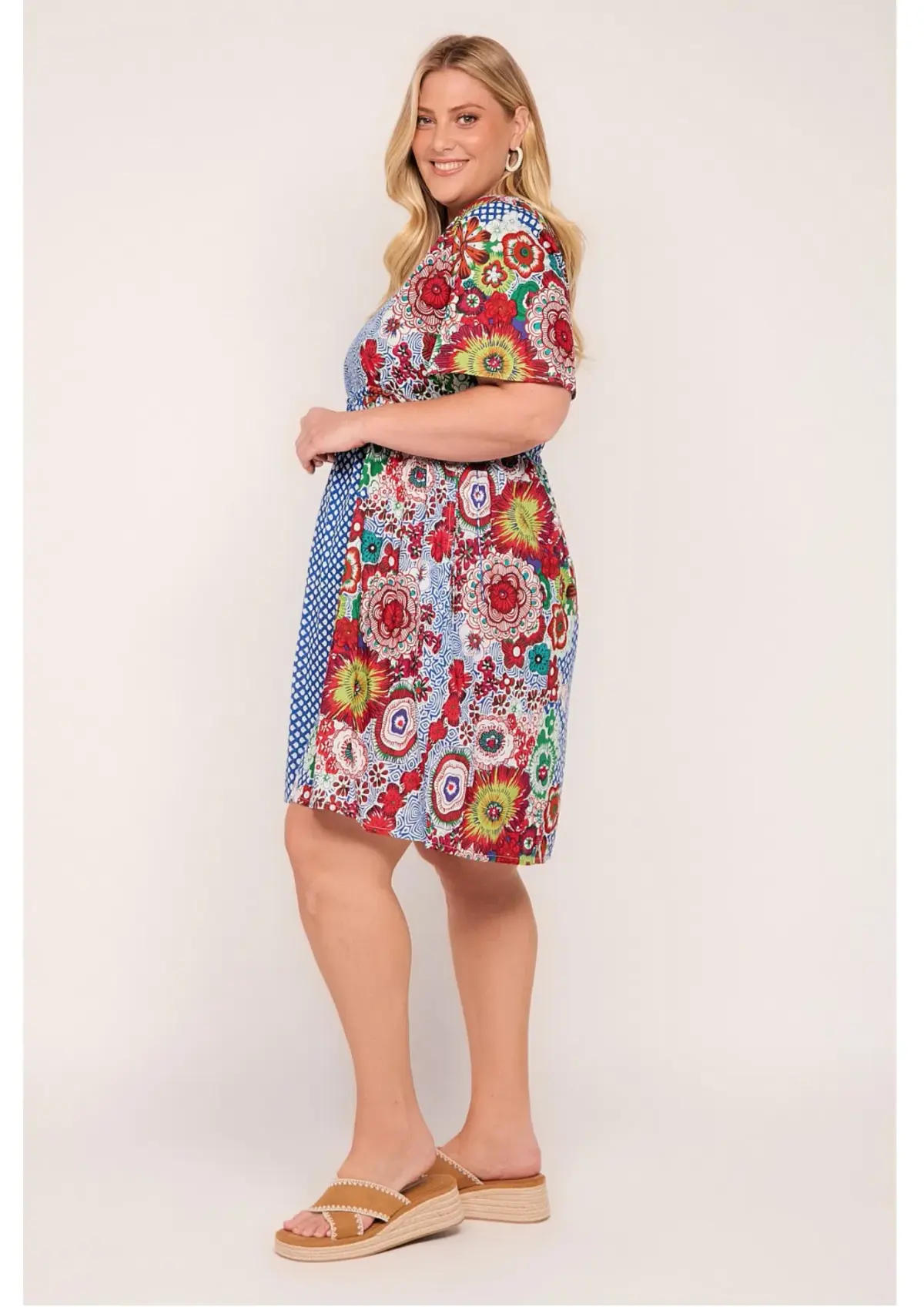 Adrift Iris Short Dress in Saleya Size L / AU 14 - Image 4