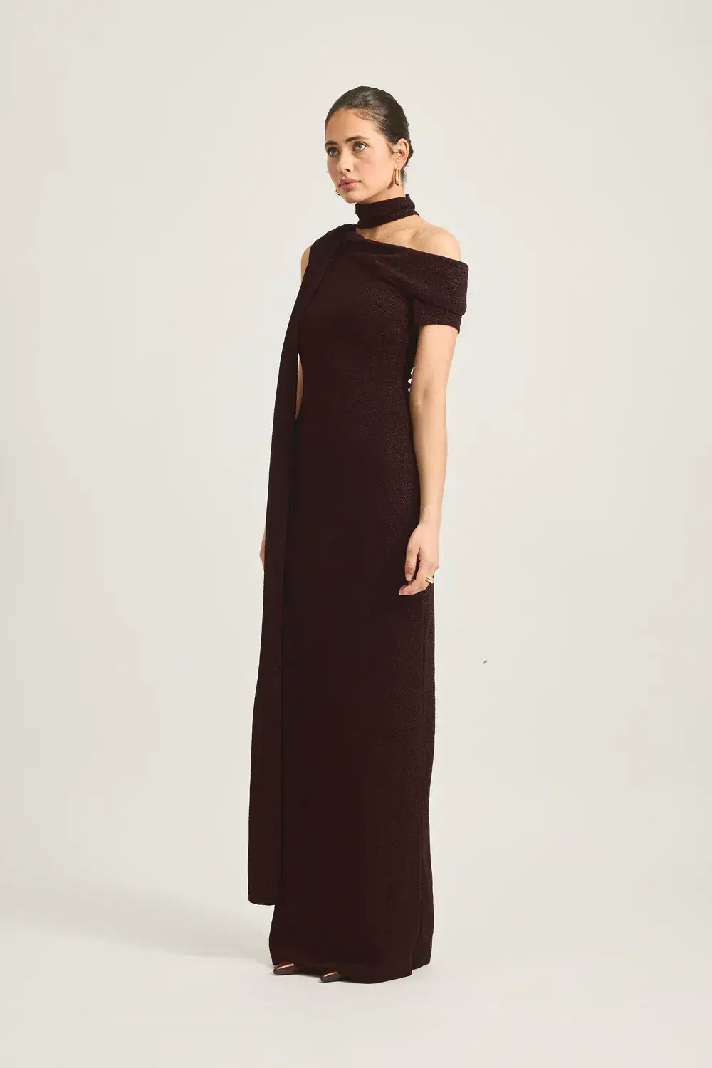 Tojha Izara Maxi Dress Brown Size AU 8 - Image 2