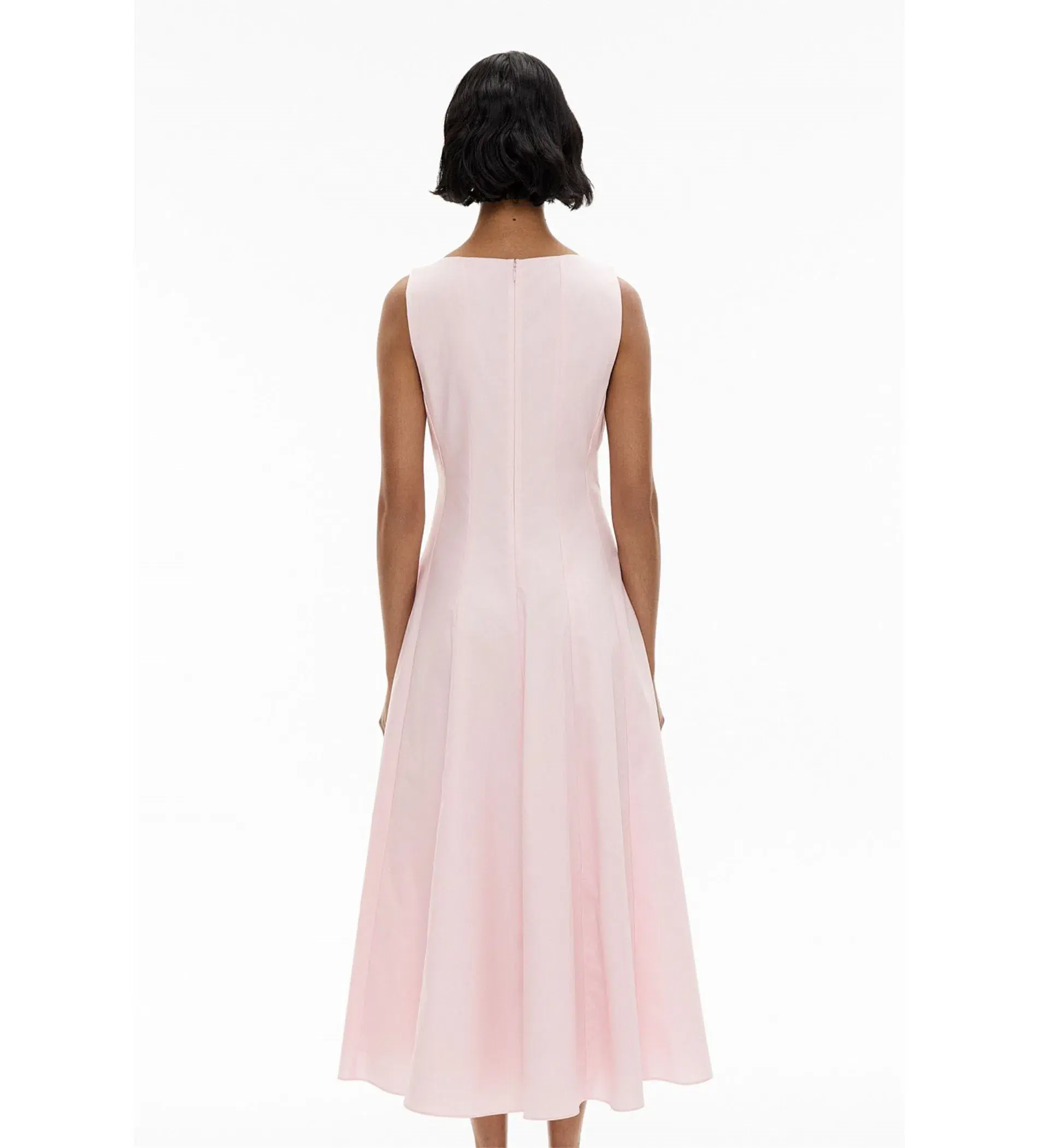 Witchery Panelled Midi Dress Powder Size AU 8 - Image 3