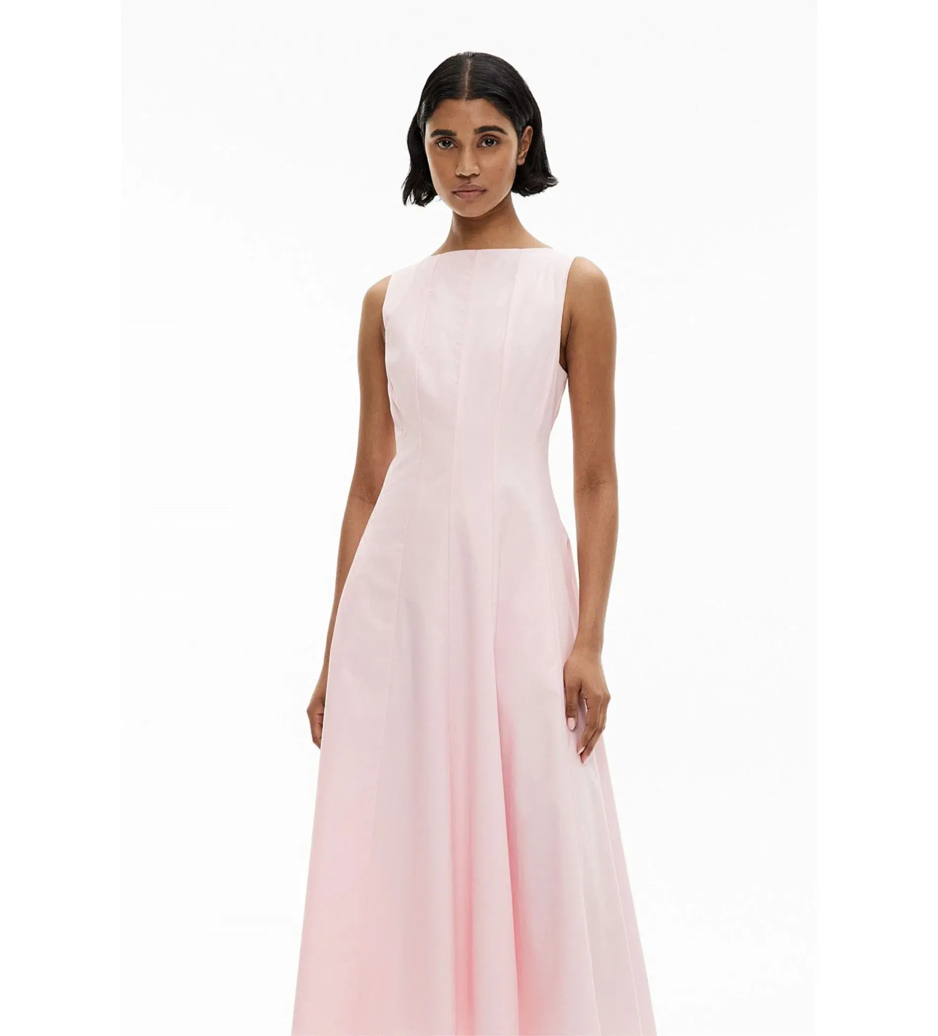 Witchery Panelled Midi Dress Powder Size AU 8 - Image 2