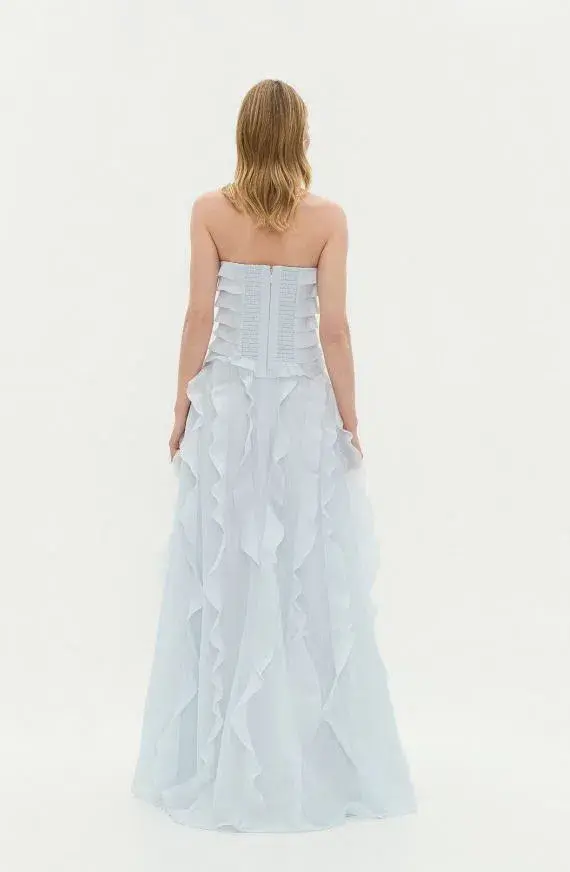 Aje Allaire Gown Maxi Dress in Pale Blue Size AU 10 - Image 4
