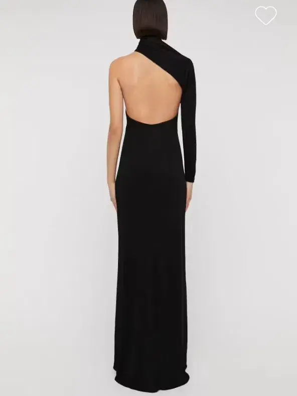 Scanlan Theodore Italian Knit Gown Black Size 12 - Image 4