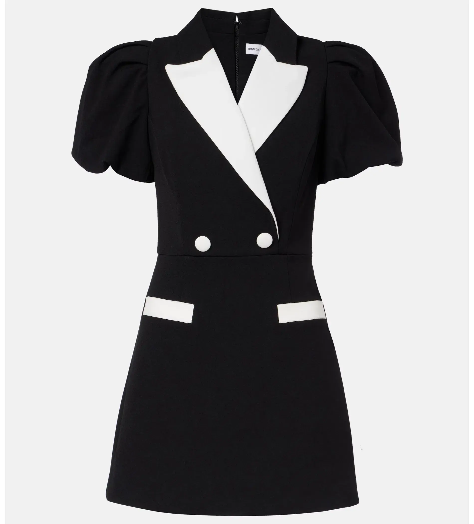 Rebecca Vallance Emma Mini Dress Black Size AU 10 - Image 6