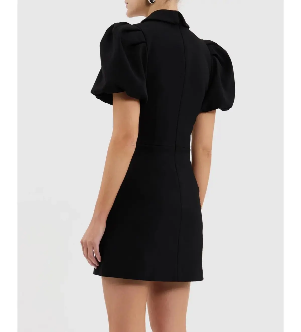 Rebecca Vallance Emma Mini Dress Black Size AU 10 - Image 5