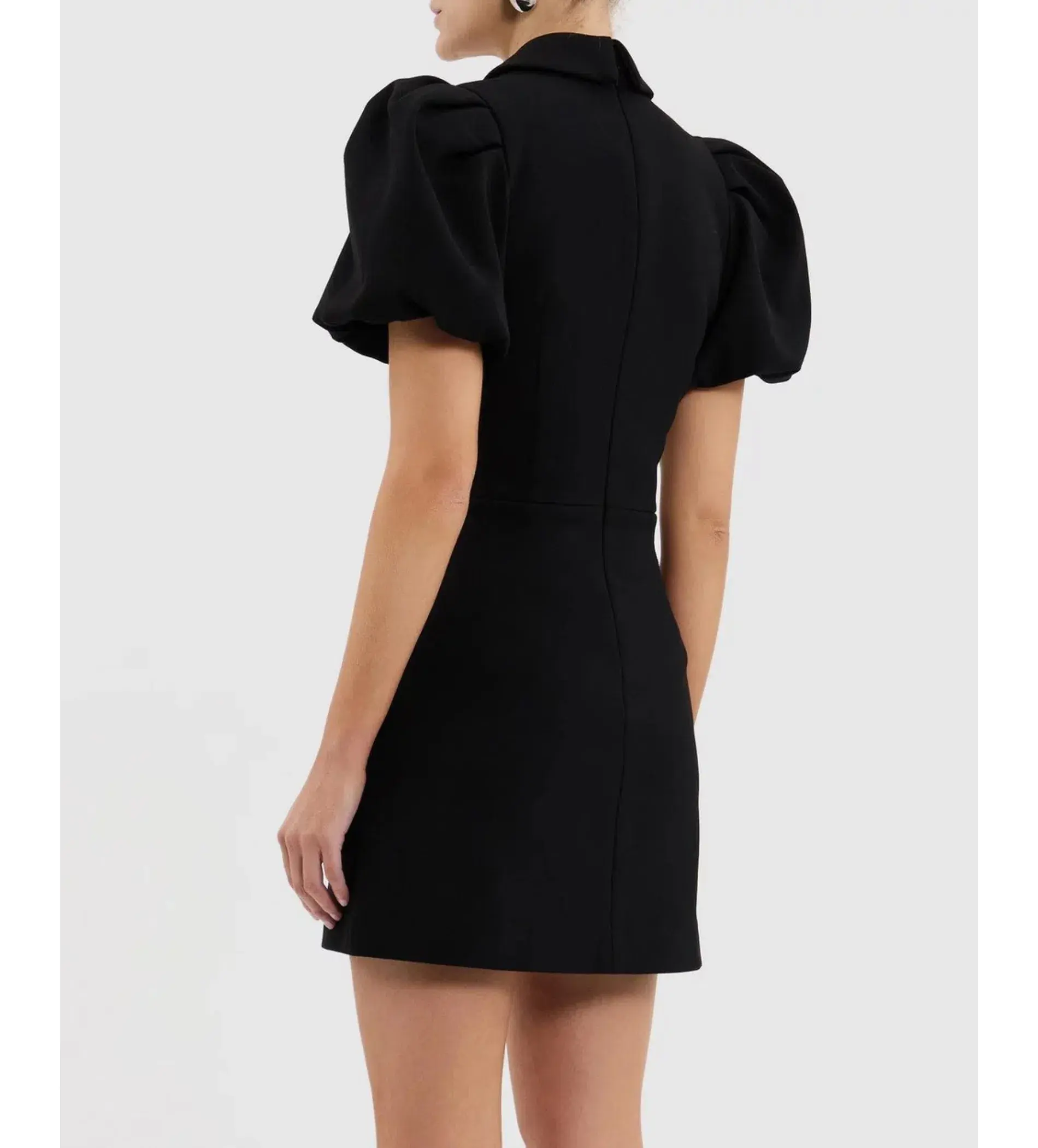Rebecca Vallance Emma Mini Dress Black Size AU 10 - Image 5