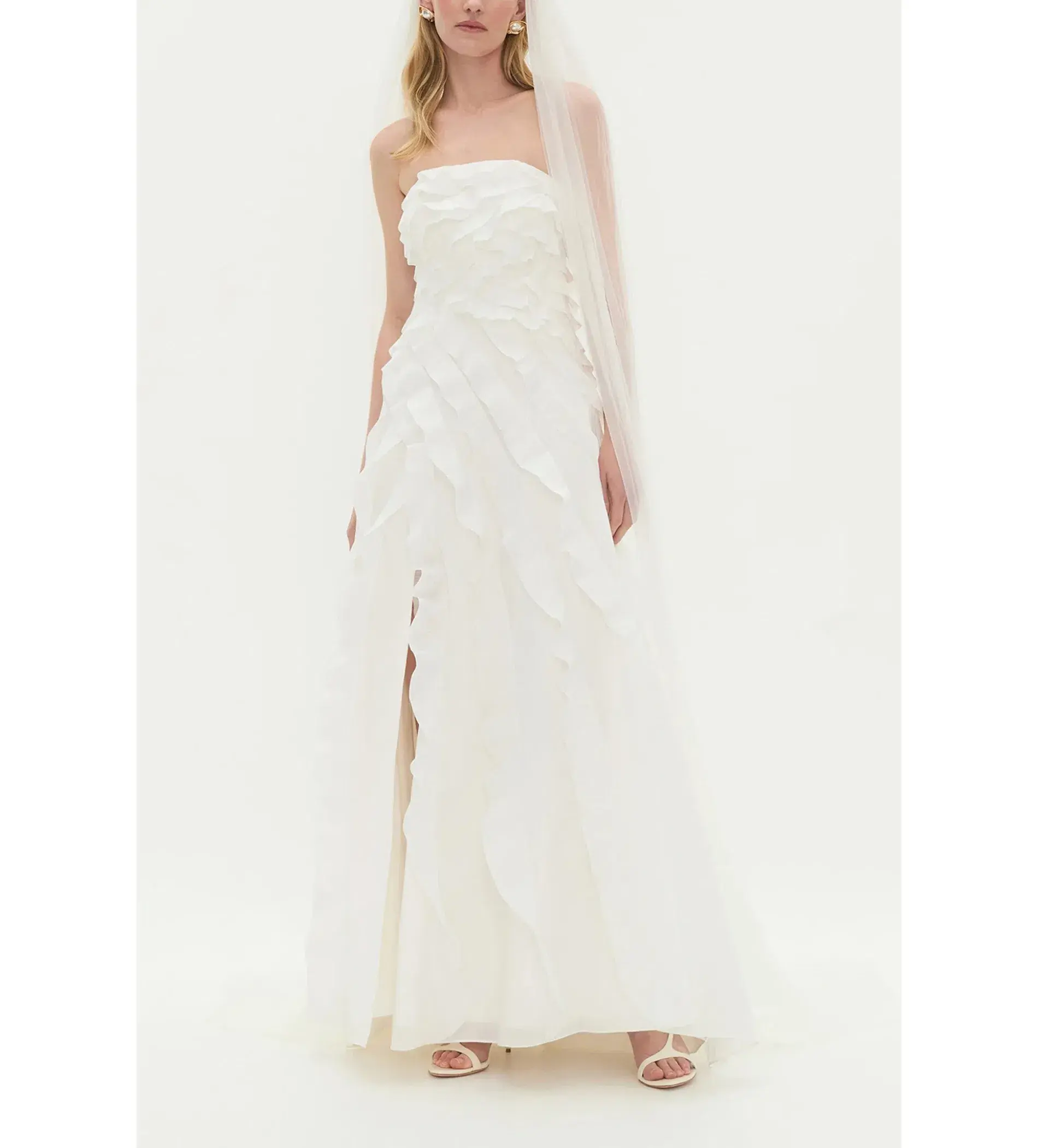 Aje Allairie Gown Ivory Size AU 8 - Image 1