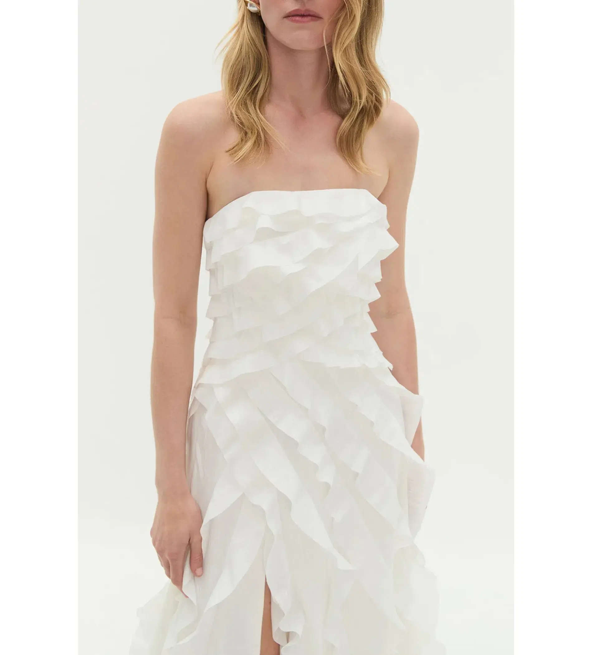 Aje Allairie Gown Ivory Size AU 8 - Image 5