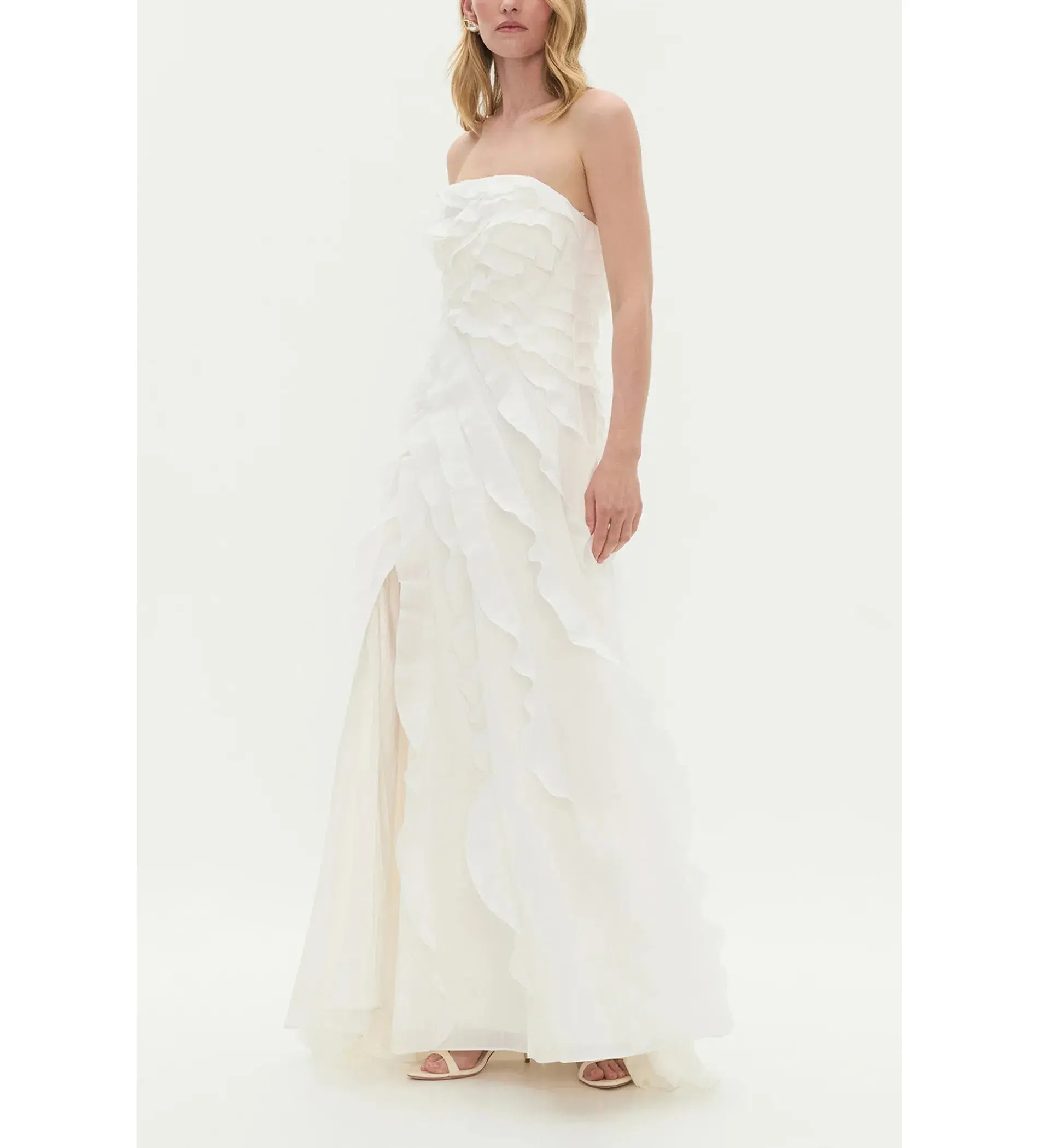 Aje Allairie Gown Ivory Size AU 8 - Image 2
