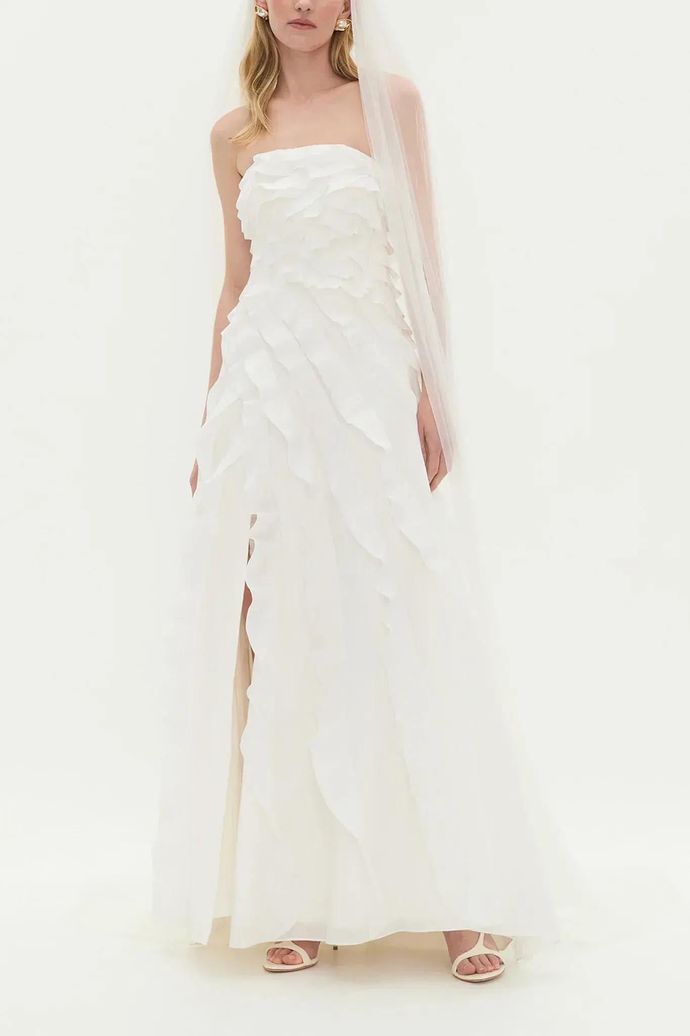 Aje Allairie Gown Ivory Size AU 12 - Image 1