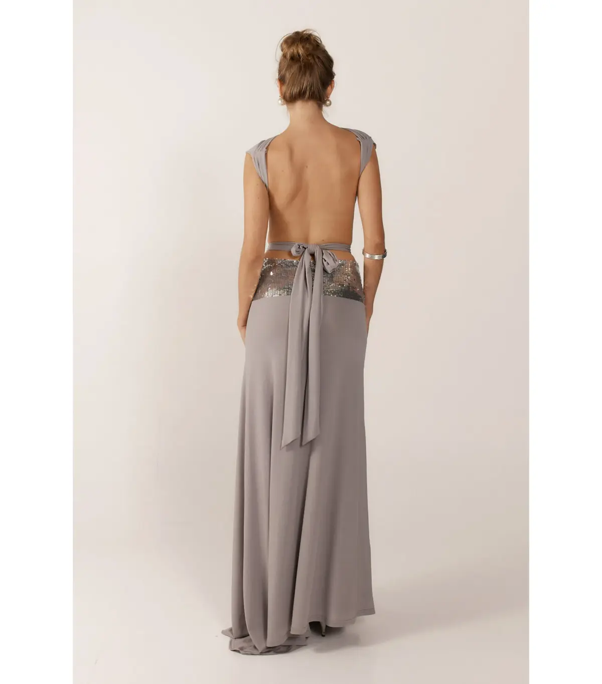 Ance Gria Lune Top and Skirt in Grey Size XS / AU 6 - Image 2