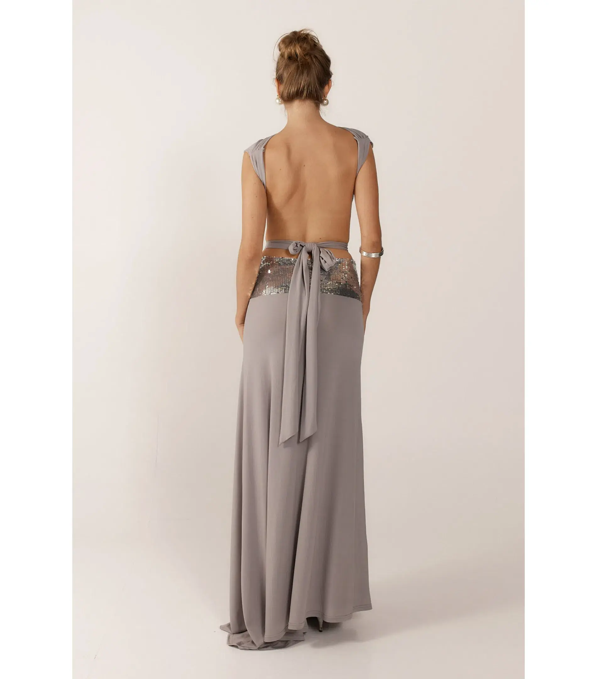Ance Gria Lune Top and Skirt in Grey Size XS / AU 6 - Image 2