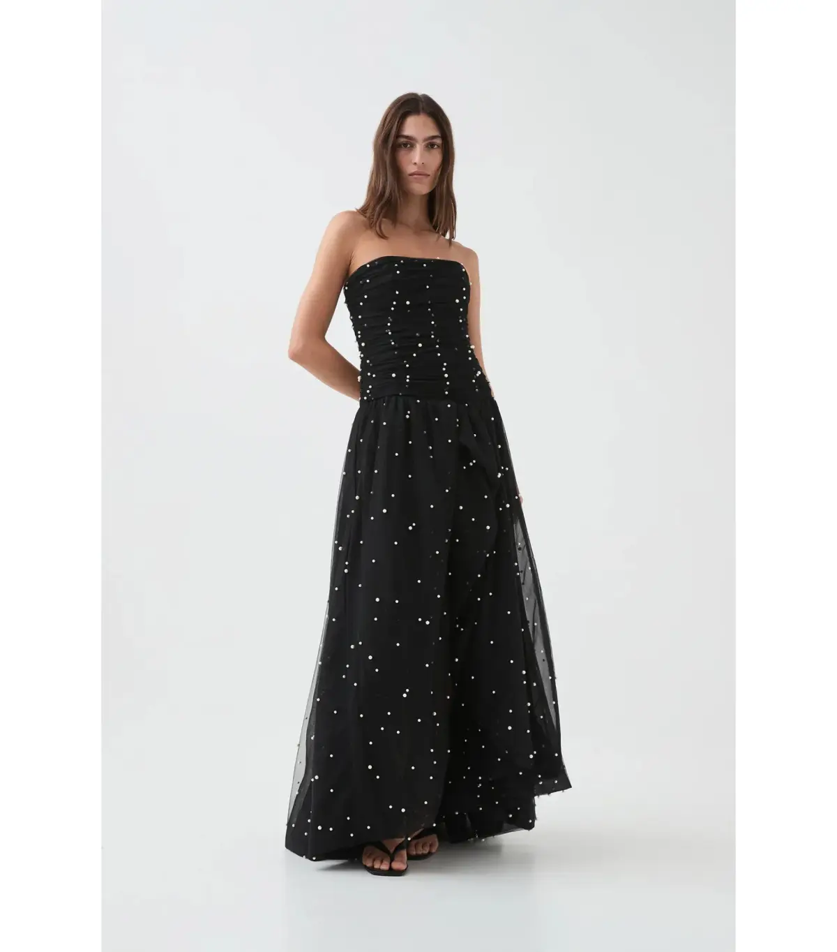 Aje Juniper Maxi Gown in Black Size AU 4 - Image 1