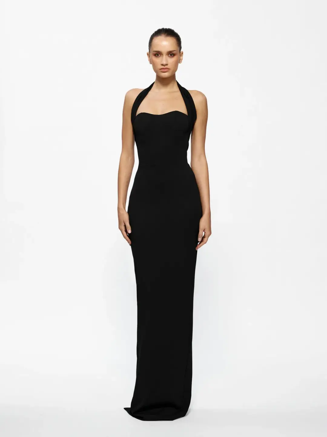 Effie Kats Marian Gown in Black Size 10 for rent on The Volte - main image