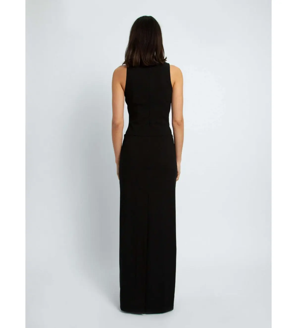Christopher Esber Archer Column Cowl Dress Black Size 6 - Image 4