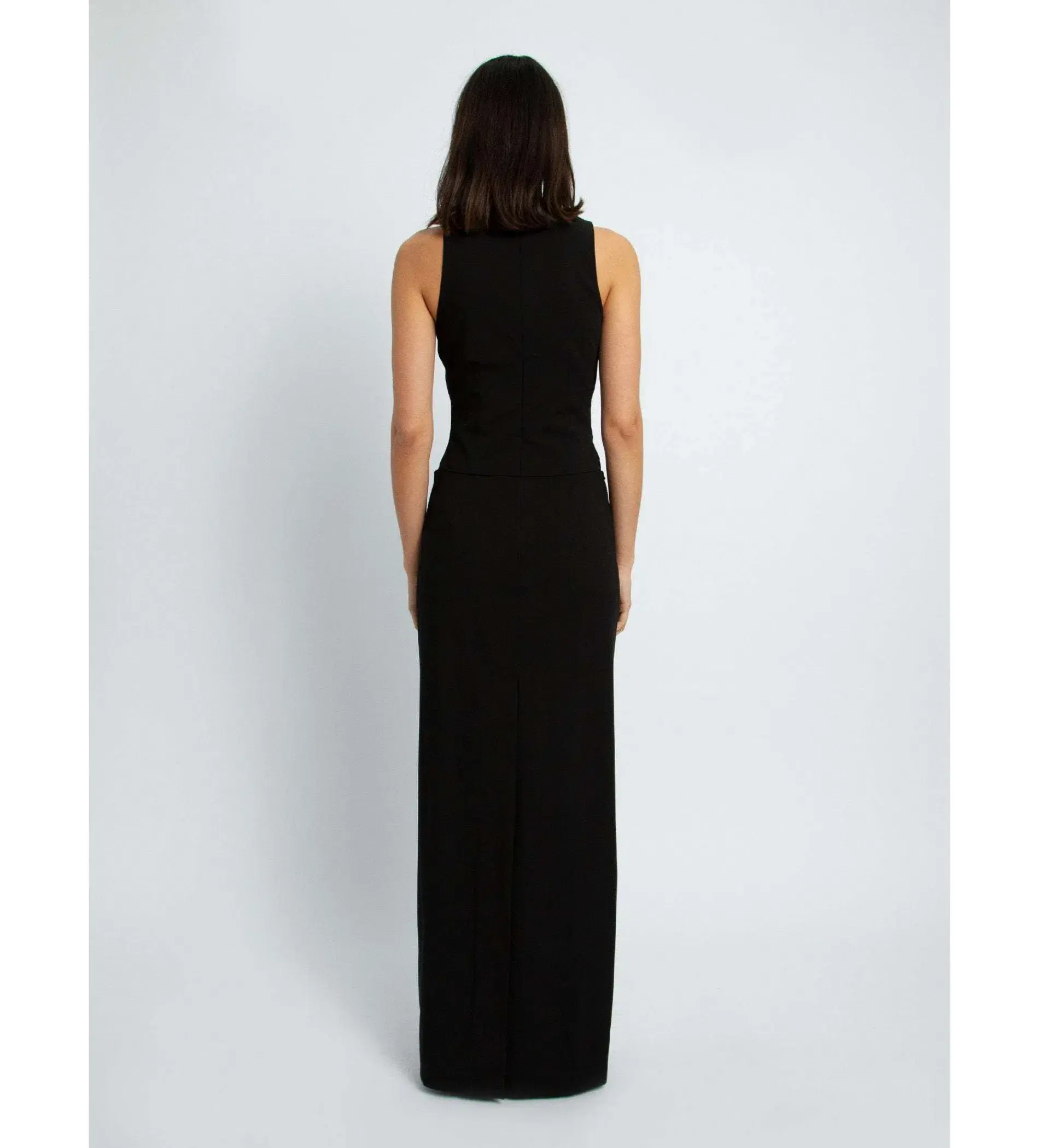 Christopher Esber Archer Column Cowl Dress Black Size 6 - Image 4