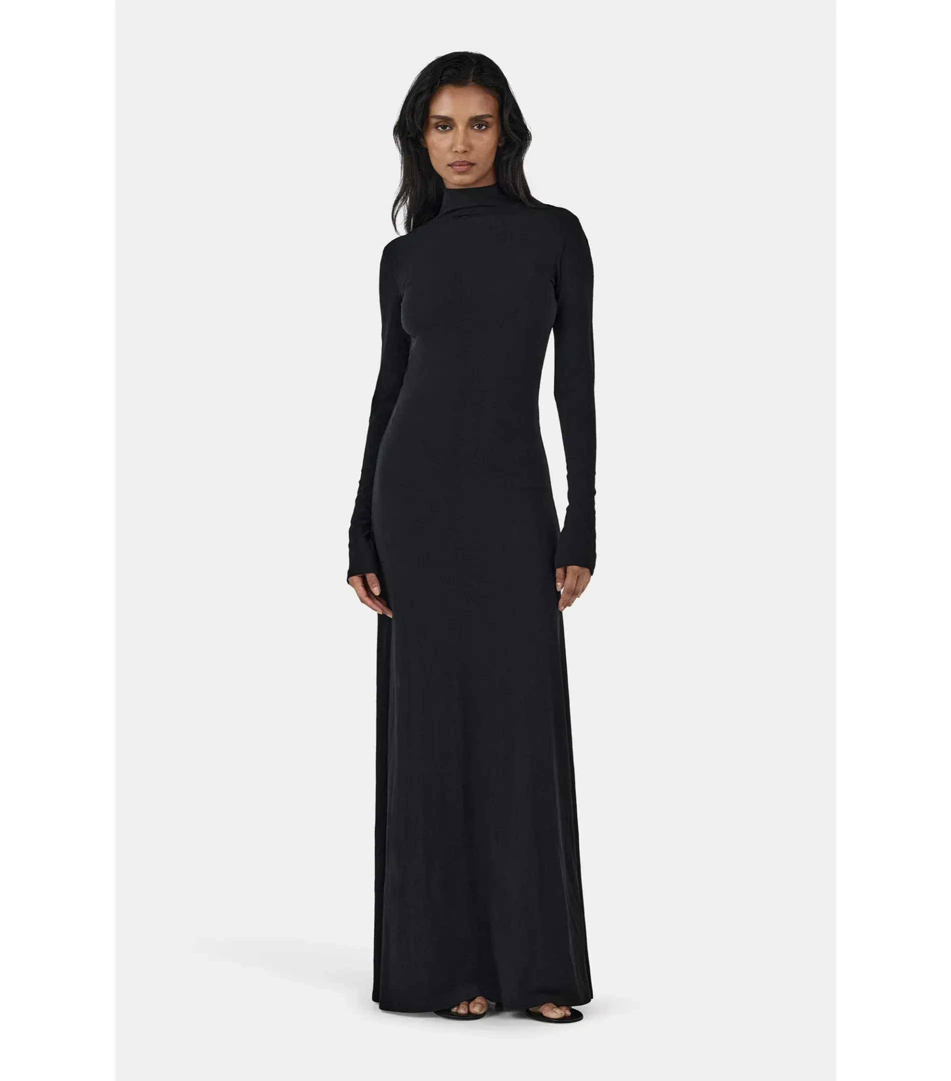 Hansen and Gretel Daphne Maxi Dress Black Size AU 10 - Image 2