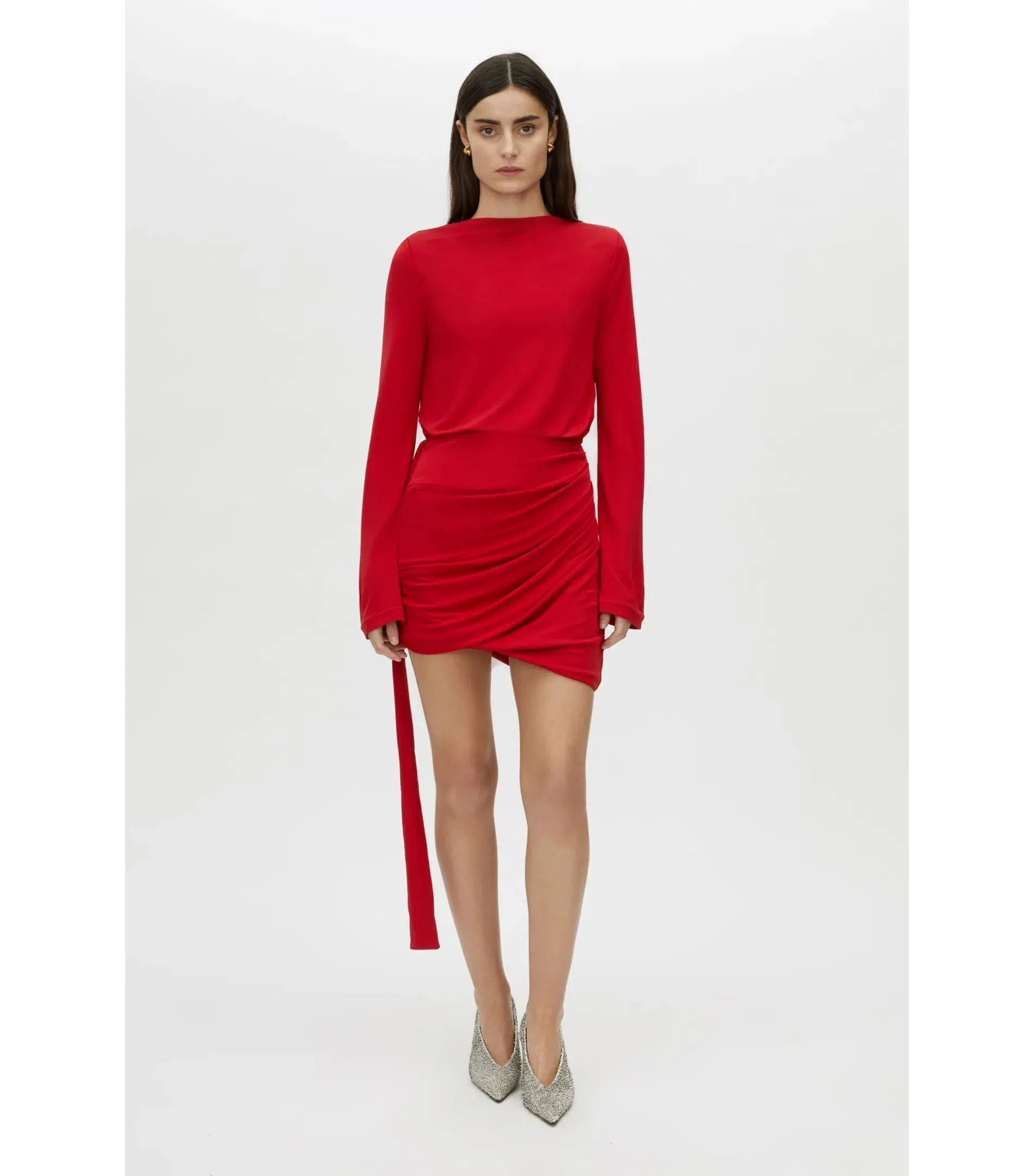Camilla and Marc Paloma Mini Dress Scarlet Red Size AU 8 - Image 1