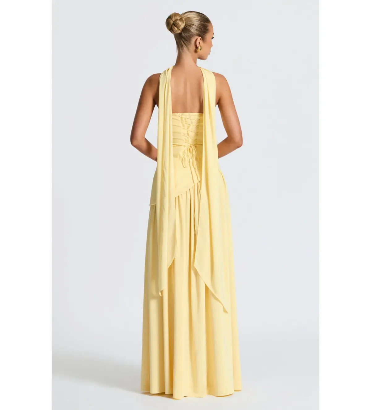 Babyboo Maliyah Maxi Dress in Lemon Yellow Size S / AU 8 - Image 4