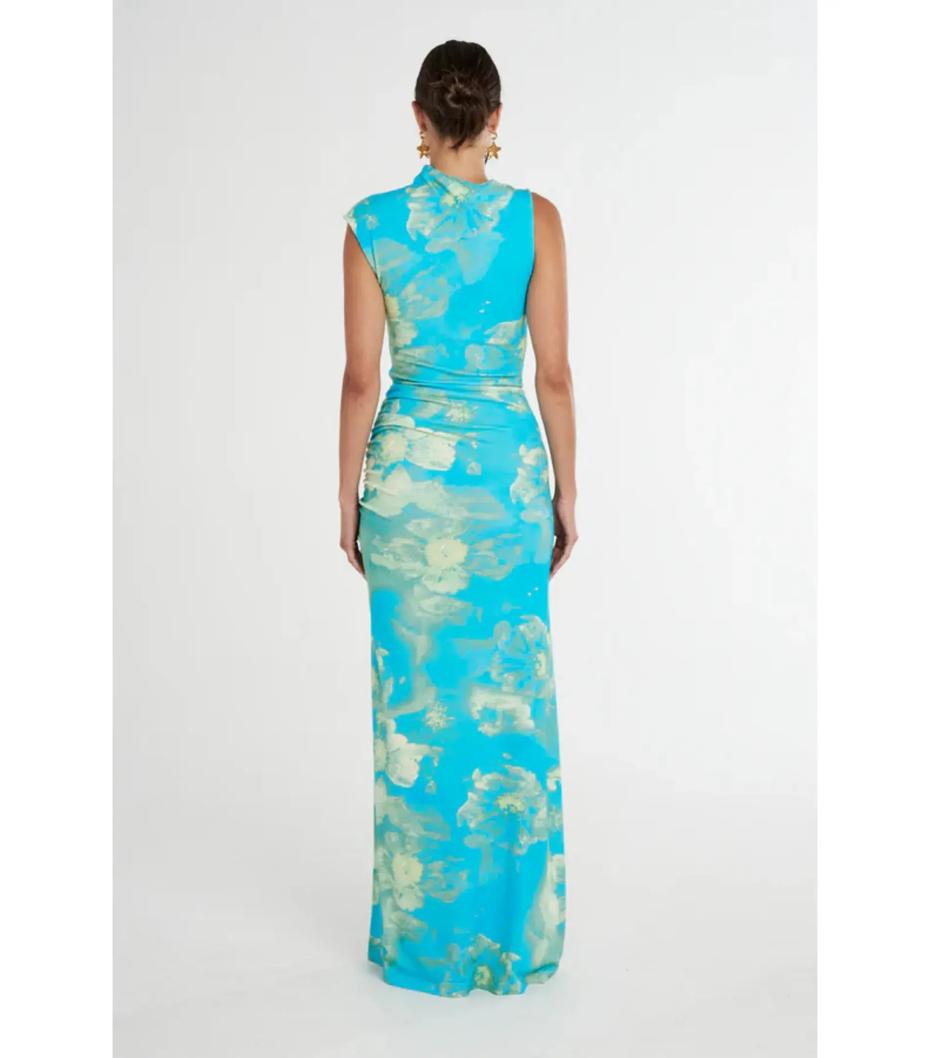 Summi Summi Valentina Maxi Dress Lemon Lumen Size AU 8 - Image 6
