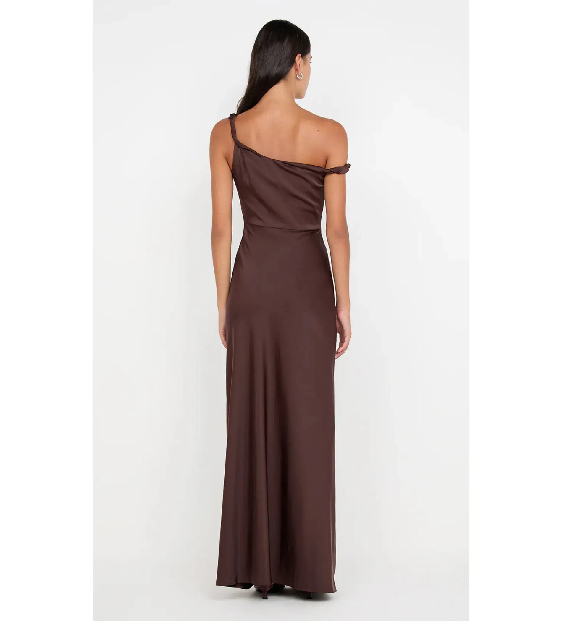 Bec and Bridge Lunetta Twist Strap Dress in Dark Chocolate Size L / AU 12 - Image 4