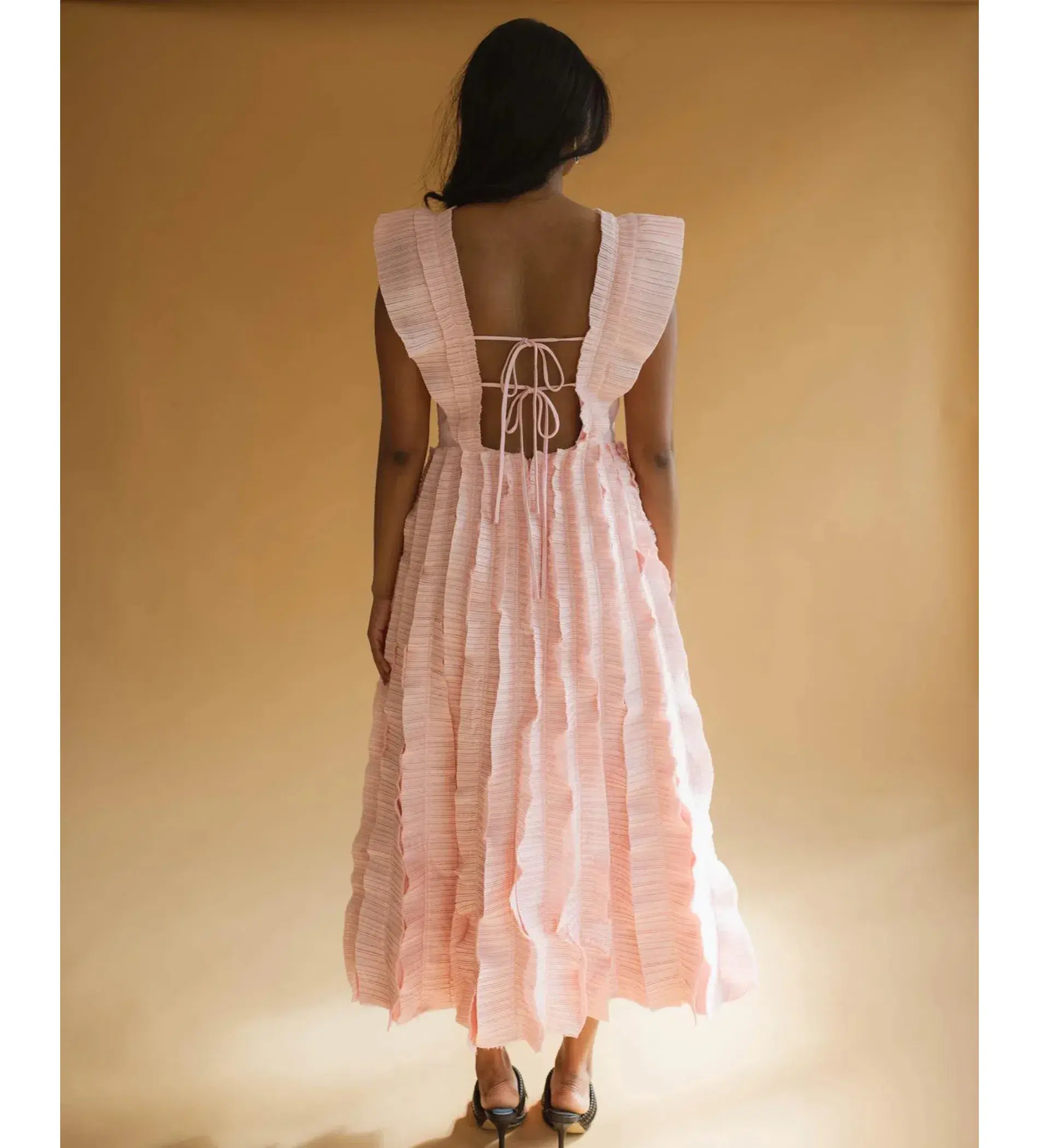 Aje Hybrid Midi Dress in Rose Pink Size M / AU 10  - Image 2