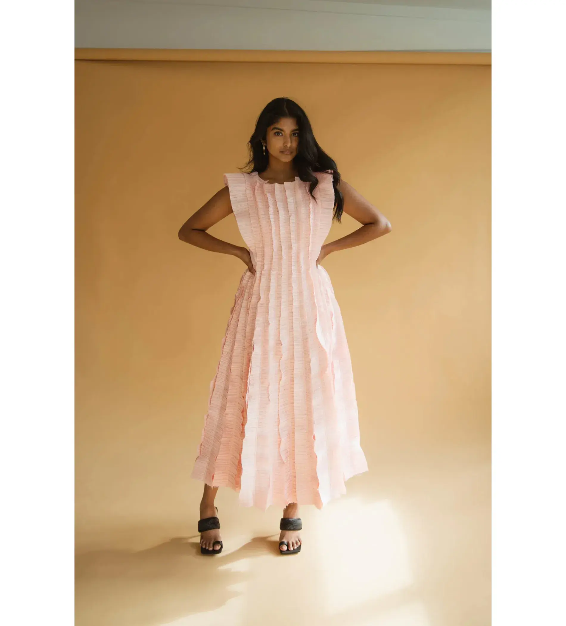 Aje Hybrid Midi Dress in Rose Pink Size M / AU 10  - Image 1