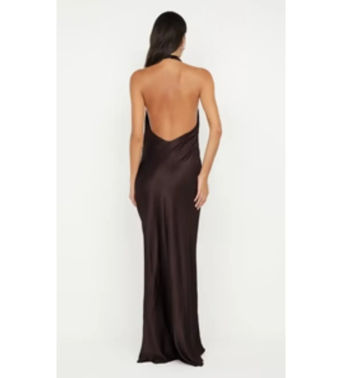 Bec & Bridge Elisia Wrap Maxi Dress in Dark Chocolate  Size AU  8 - Image 4