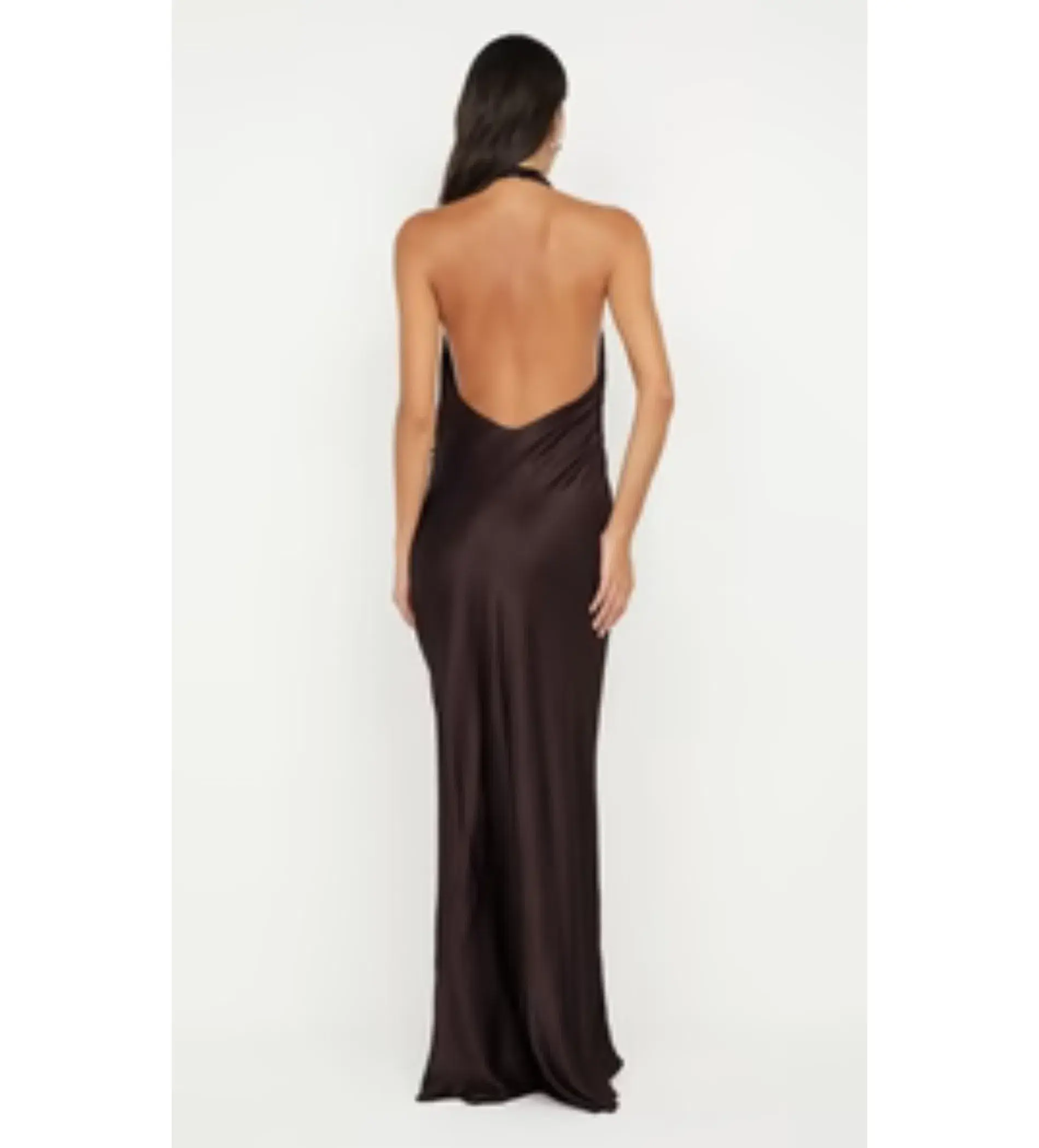 Bec & Bridge Elisia Wrap Maxi Dress in Dark Chocolate  Size AU  8 - Image 4