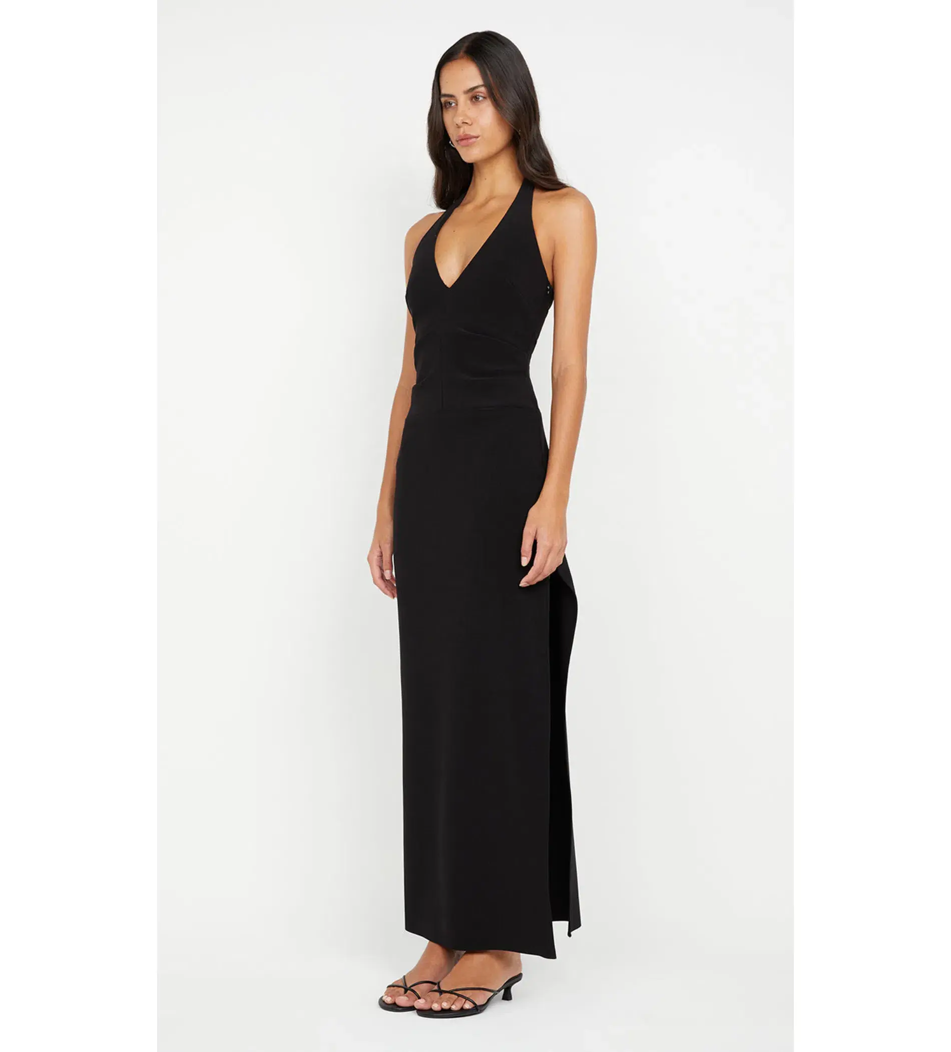 Bec & Bridge Ariven Halter Maxi Dress  Black  Size 8 - Image 1