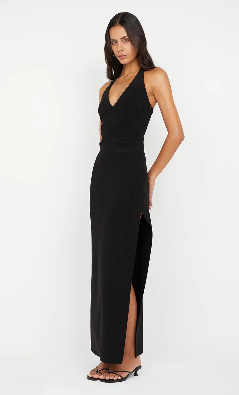 Bec & Bridge Ariven Halter Maxi Dress  Black  Size 8 - Image 4