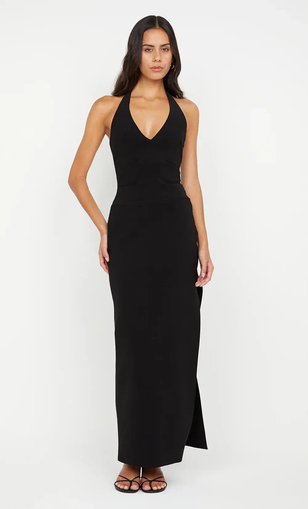 Bec & Bridge Ariven Halter Maxi Dress  Black  Size 8 - Image 2
