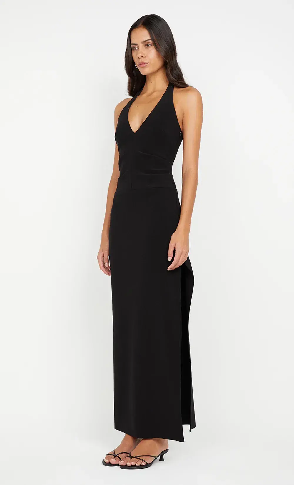 Bec & Bridge Ariven Halter Maxi Dress  Black  Size 8 - Image 3