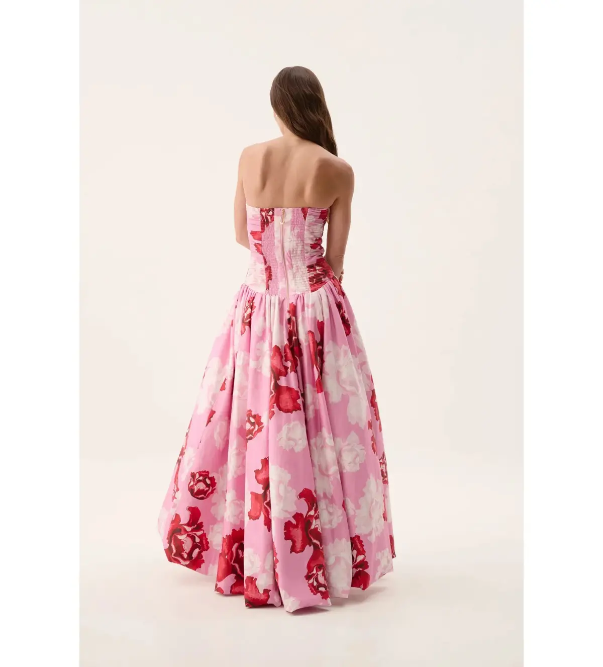 Aje Behold Maxi Dress Pink Boldly Blooming Size AU 10 - Image 6