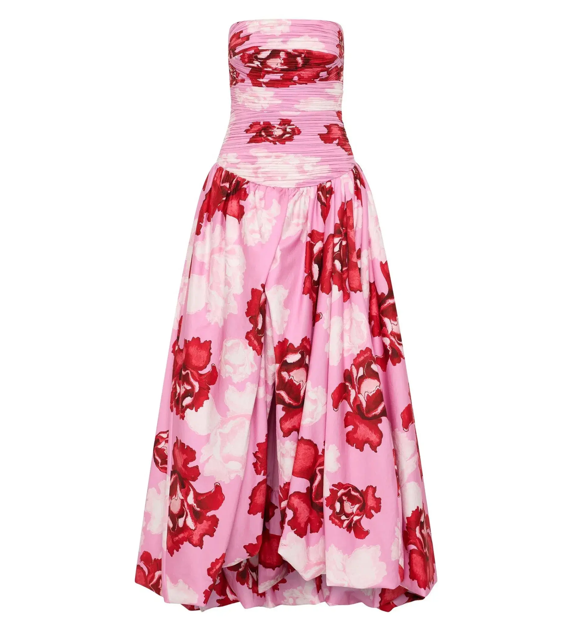 Aje Behold Maxi Dress Pink Boldly Blooming Size AU 10 - Image 8