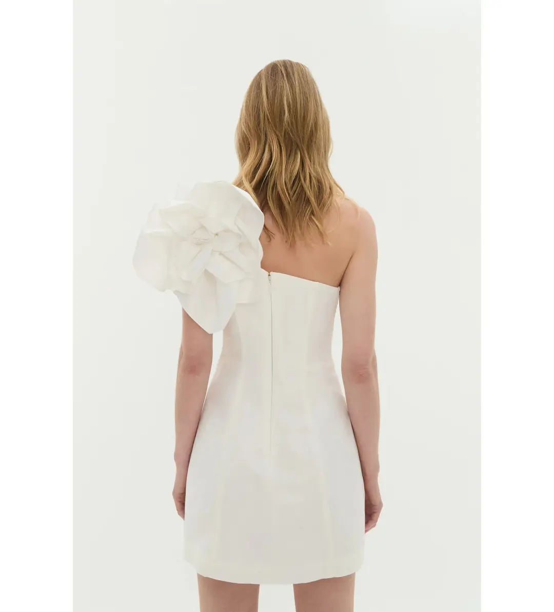 Aje Florence Mini Dress Ivory Size 14 for rent on The Volte - main image