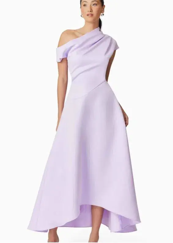 Elliatt Marissa One Shoulder Gown Purple Size 8/S - Image 2
