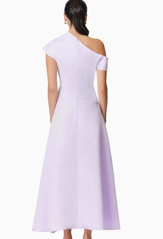 Elliatt Marissa One Shoulder Gown Purple Size 8/S - Image 3