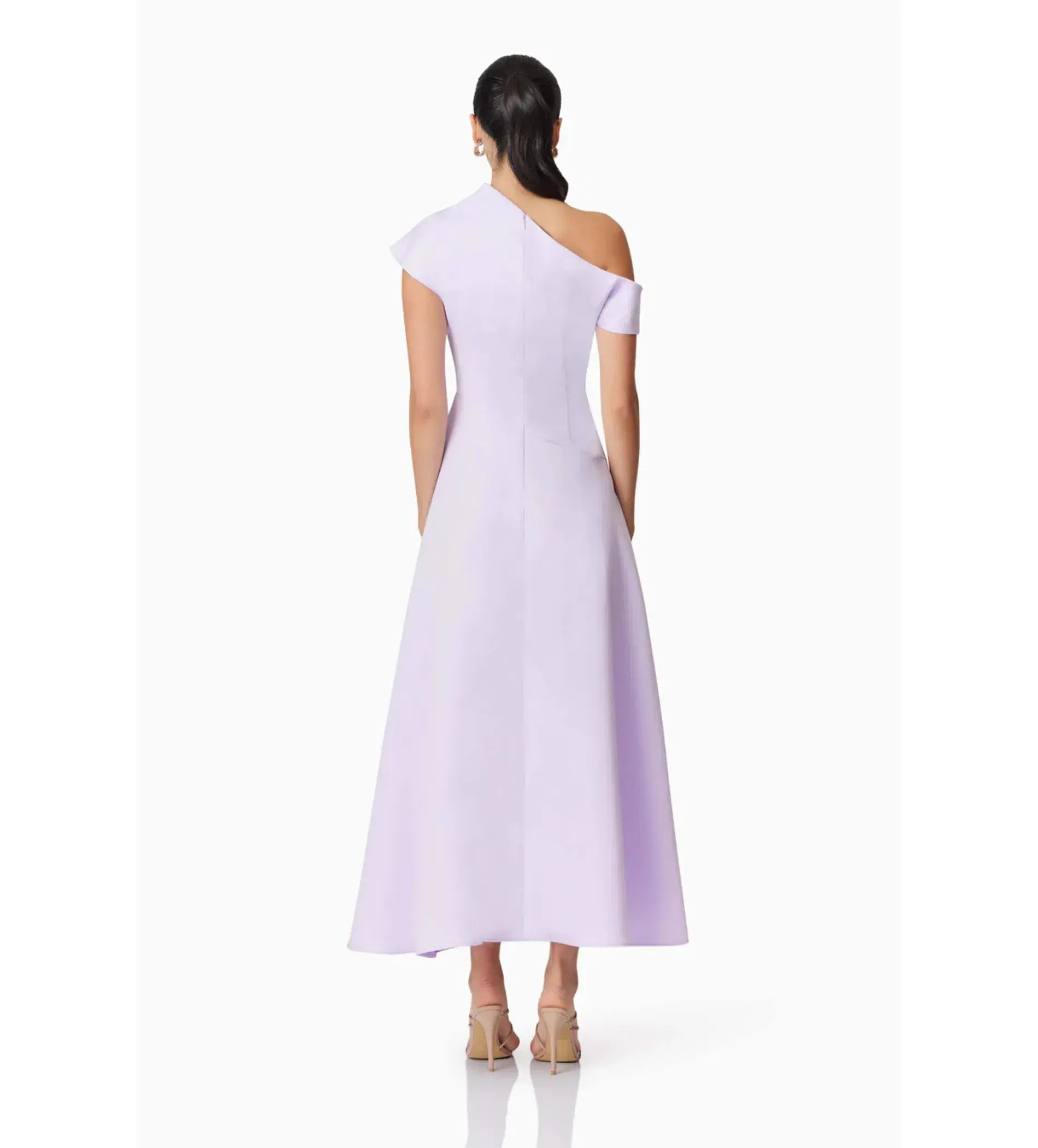 Elliatt Marissa One Shoulder Gown Purple Size 10/M - Image 4