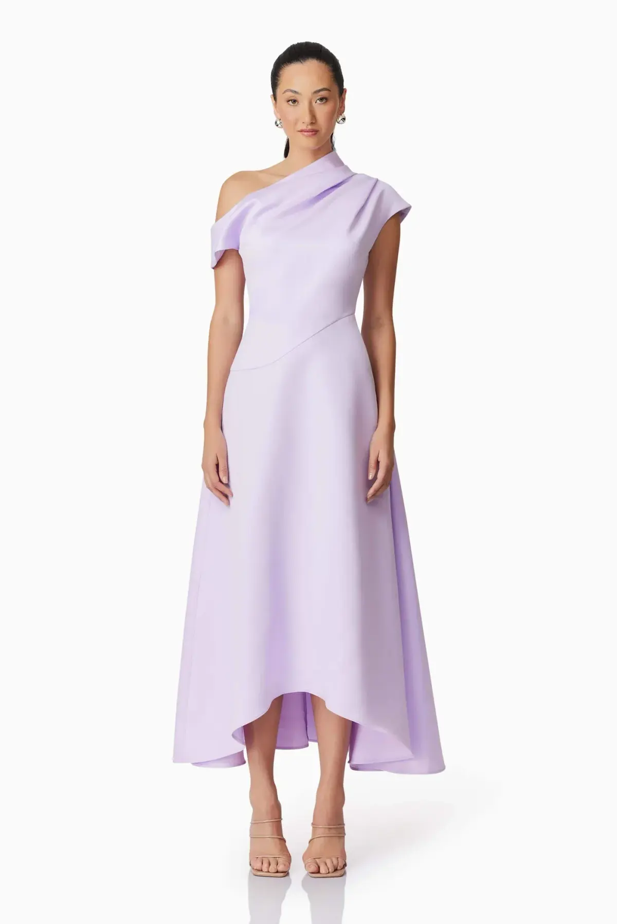Elliatt Marissa One Shoulder Gown Purple Size 12/L - Image 1