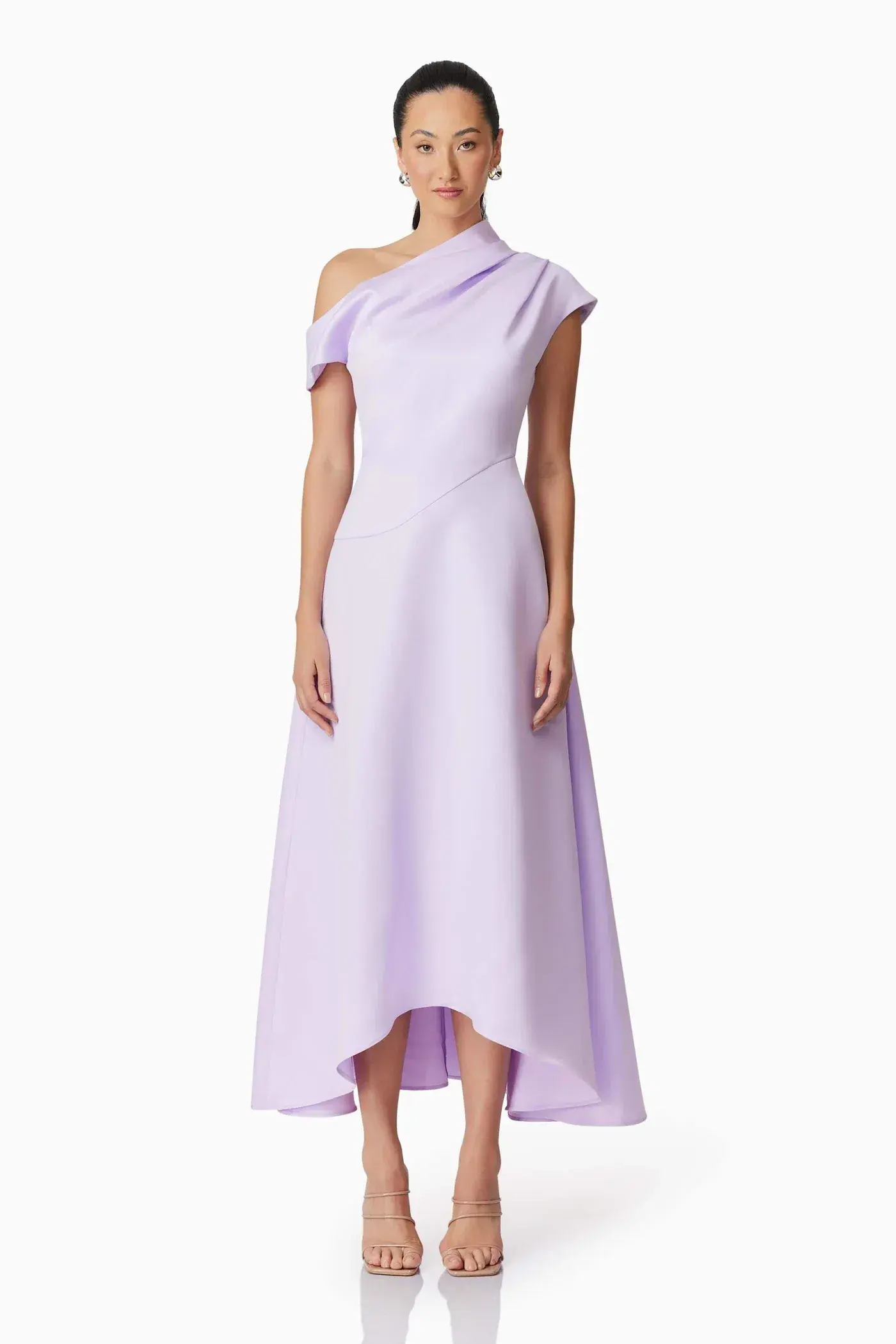 Elliatt Marissa One Shoulder Gown Purple Size 12/L - Image 1