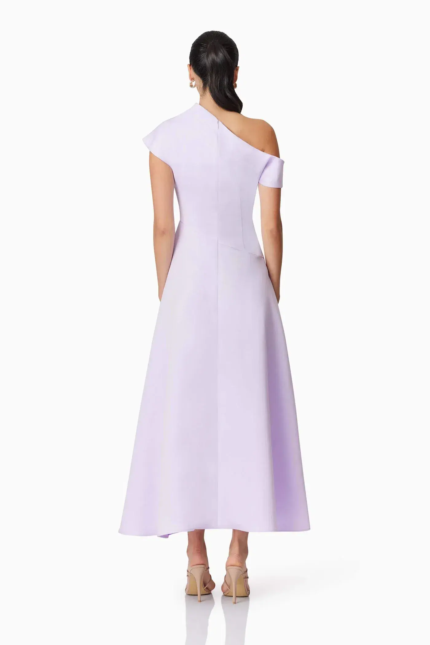 Elliatt Marissa One Shoulder Gown Purple Size 12/L - Image 2