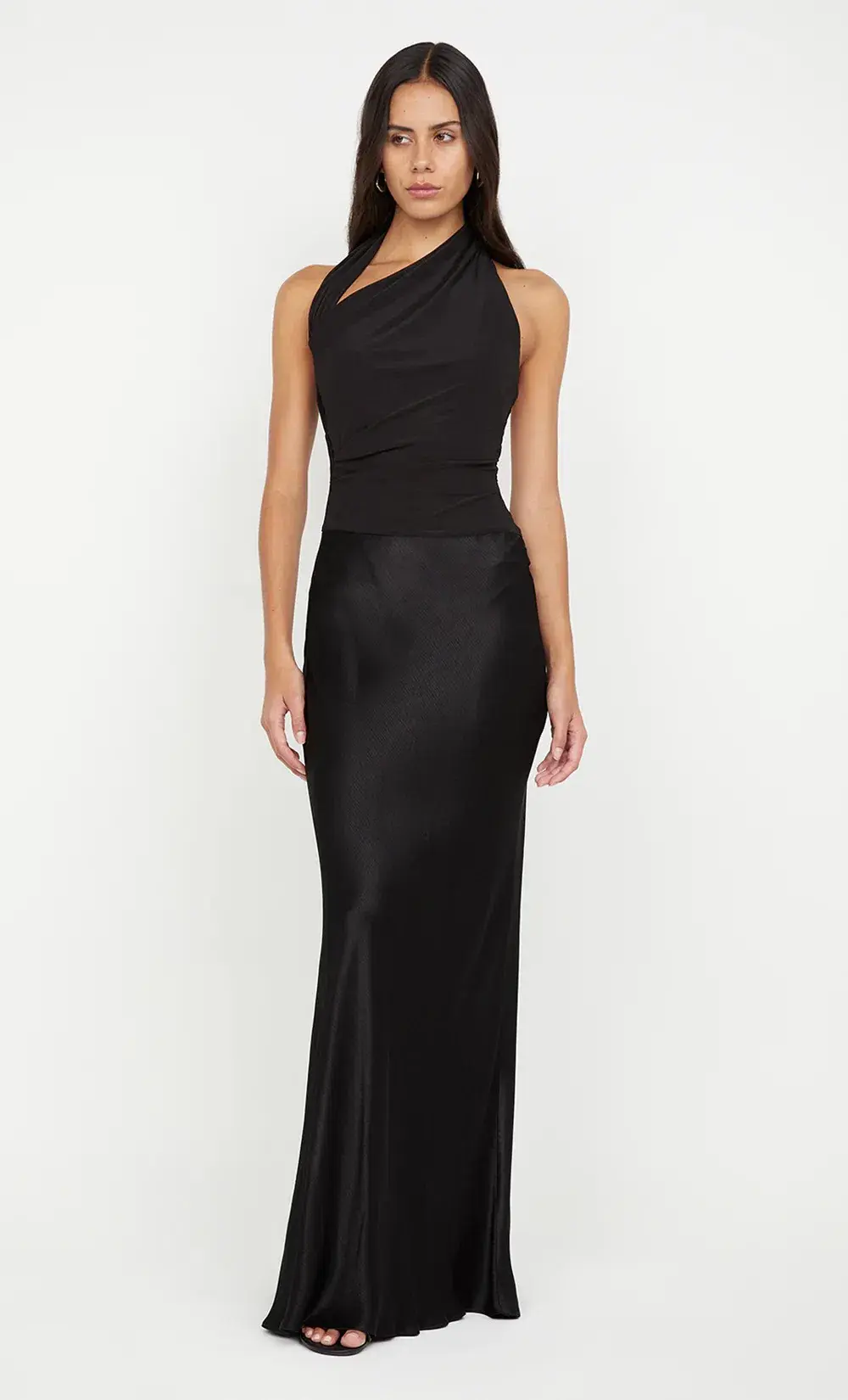 Bec & Bridge Ida Halter Maxi Dress in Black Size AU 8 - Image 1