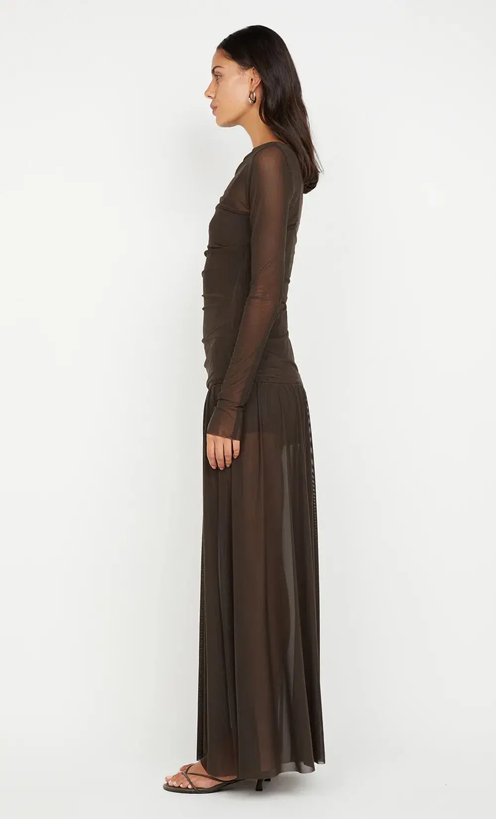 Bec & Bridge Blaine Long Sleeve Maxi Dress Cedar Size 12 - Image 4