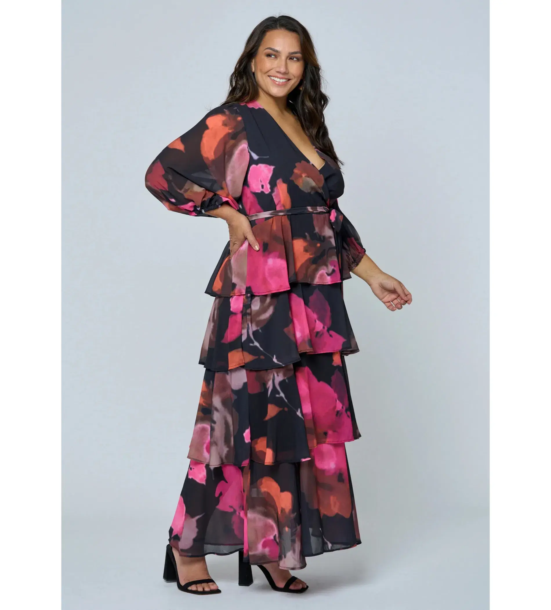 Curve Project Temptress Dress in Pink Dusk Size 22 - Image 2