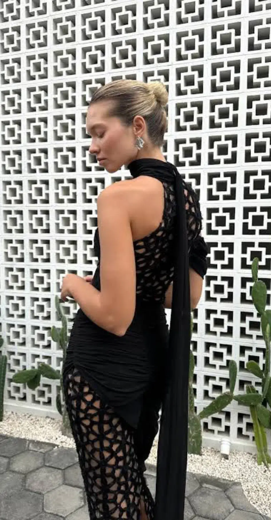 Eliya The Label Milan Dress Black Size S/8 - Image 4