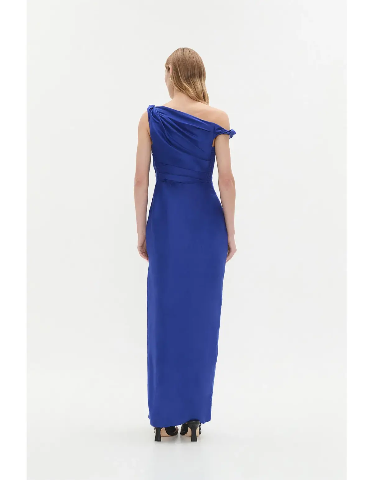 Aje Bridgette Midi Dress Cobalt Blue Size 12 - Image 3