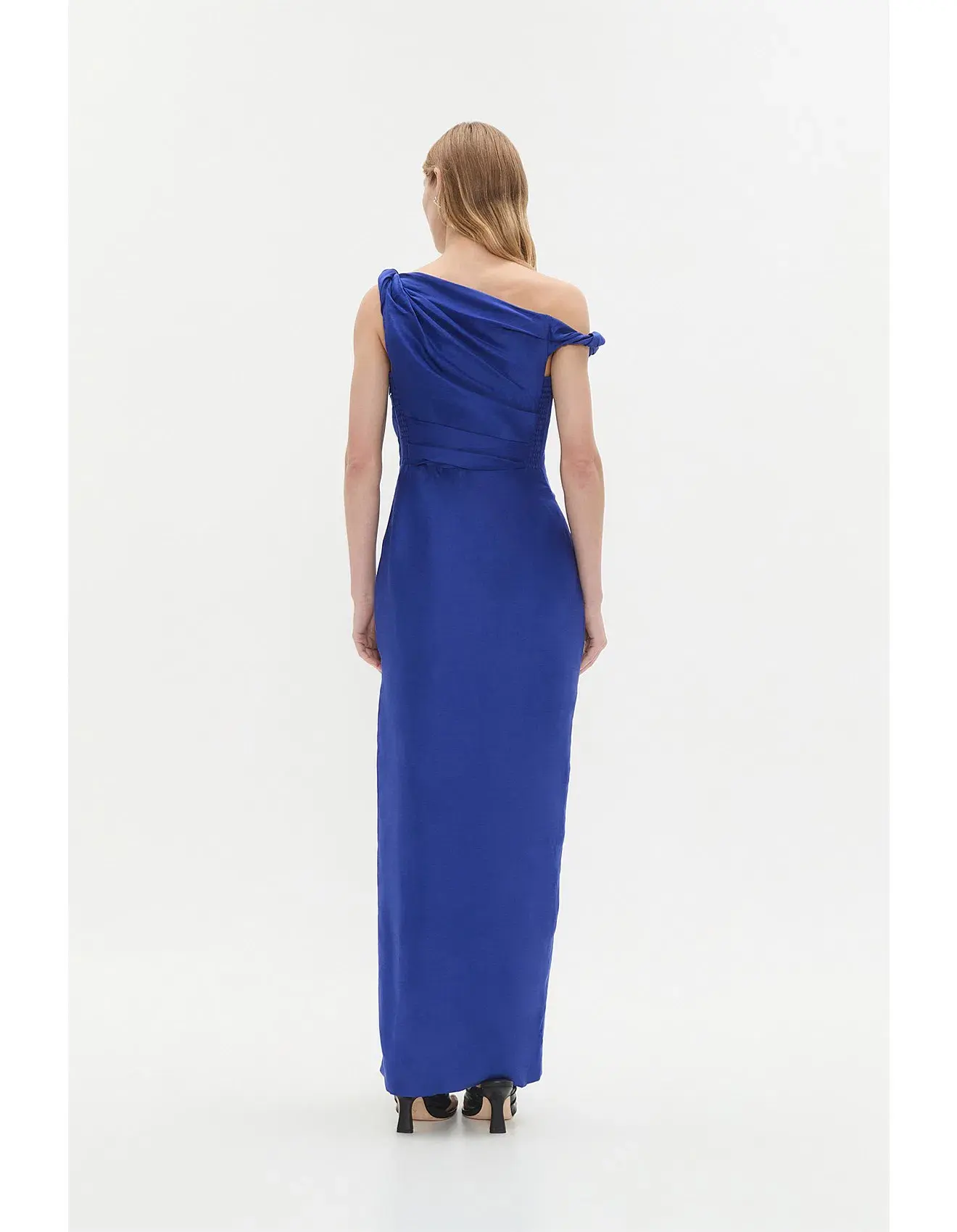 Aje Bridgette Midi Dress Cobalt Blue Size 12 - Image 3